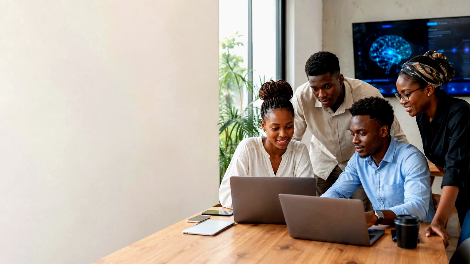 Profissionais a aprender IA na Rise Tech Academy